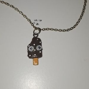 googly eye popsicle necklace